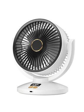 Wireless Desktop Air Circulation Fan Compact Table Fan Warm & Cool Air Modes